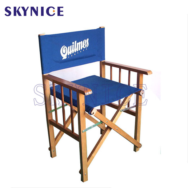 Hot Sale Προσαρμοσμένο λογότυπο Follible Canvas Wooden Σκηνοθέτες